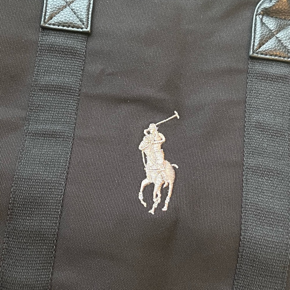 Ralph Lauren Holiday Weekender Duffle Bag w/ Pocket and Shoulder Strap NEW - Picture 10 of 11